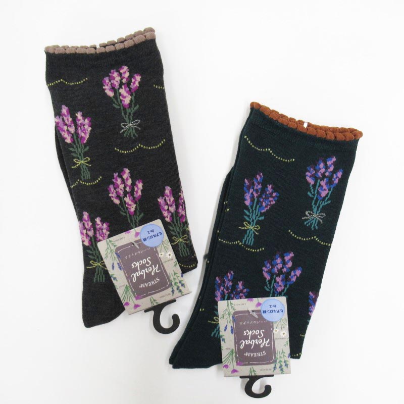 STREAM ハーバル ソックス ハイクルー/ラベンダー